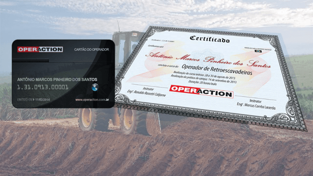 CERTIFICADO DE OPERAÇÃO