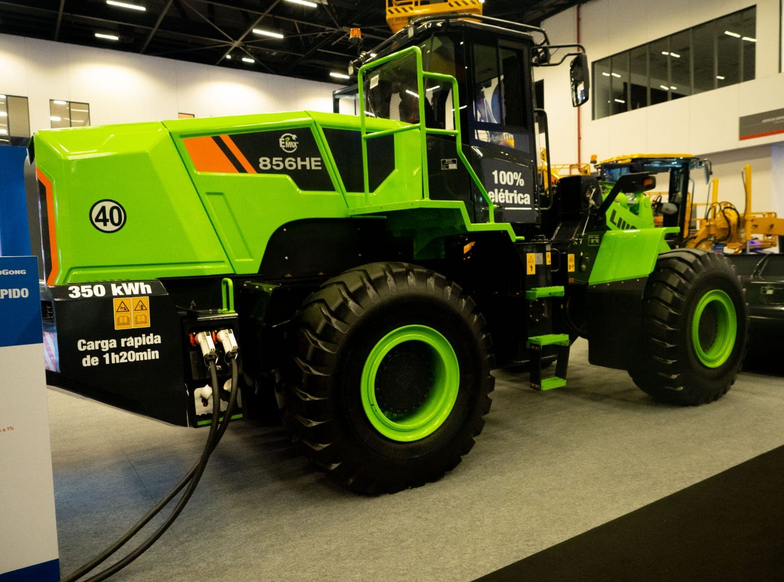 LiuGong apresenta seu primeiro equipamento elétrico e iLink na M&T